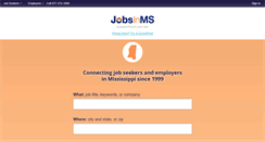 Desktop Screenshot of jobsinms.com