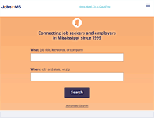 Tablet Screenshot of jobsinms.com